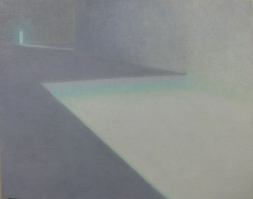 交感系列34，李英維，布本油畫，24 x 30 cm，2014