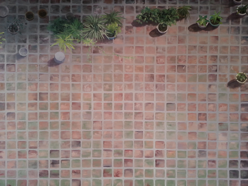 秘密花園，黎小傑，90 x 120 cm，布本油畫，2013
