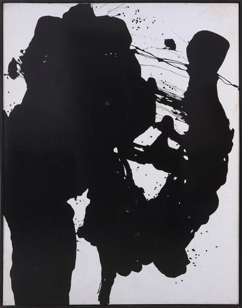 新黑白系列四 繆鵬飛 161 × 141 cm 混合媒材 2007