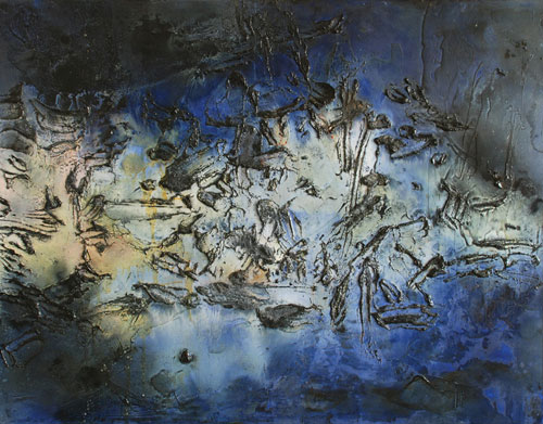 山水— 黑夜 繆鵬飛 140 x 180 cm 油彩與丙烯於畫布 2008