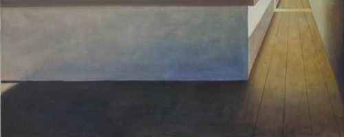交感系列 17  李英維  40  x 100 cm     布面油畫 2010