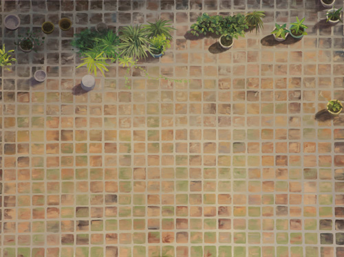 秘密花園#3  黎小傑  布本油畫  90 x 120 cm    2012