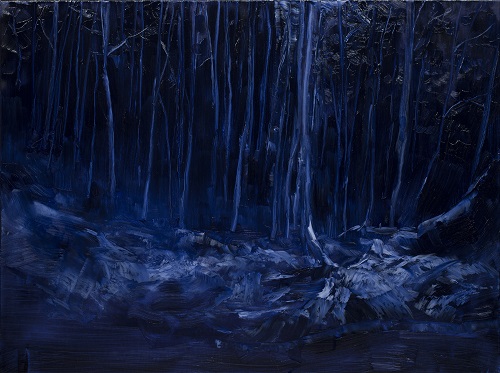 雪林, 布本油彩, 60 x 80 cm, 2020