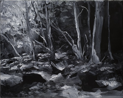 石林, 布本油彩, 40 x 50 cm, 2020