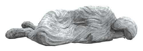 許曉楓   流浪者    130 × 45 × 40 cm    紙雕塑  2013