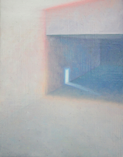 交感系列 46，李英維，18 x 14 cm，布本油畫，2016