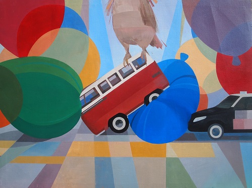 任性，黎雪穎，60 x 80 cm，布面油畫，2016
