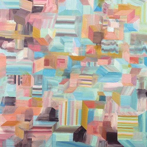 Timing°18，吳凱婷，布本油畫 ，60 x 60 cm，2015